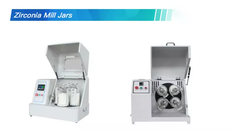 Zirconia Ceramic Mill Jars with Lids